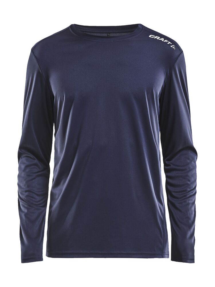 Rush LS Tee M från Craft i Marinblå