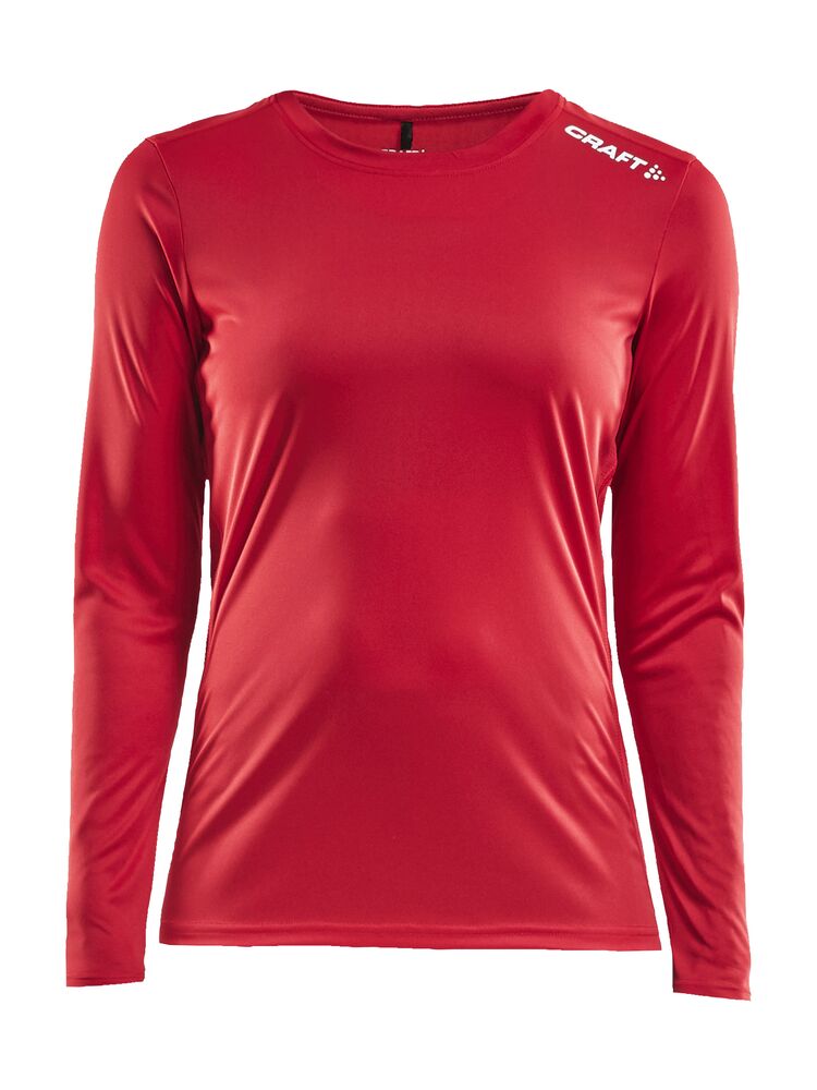 Rush LS Tee W från Craft i Bright red