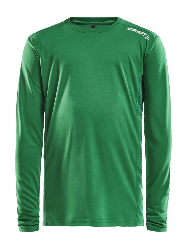 Rush LS Tee Jr från Craft i Team green