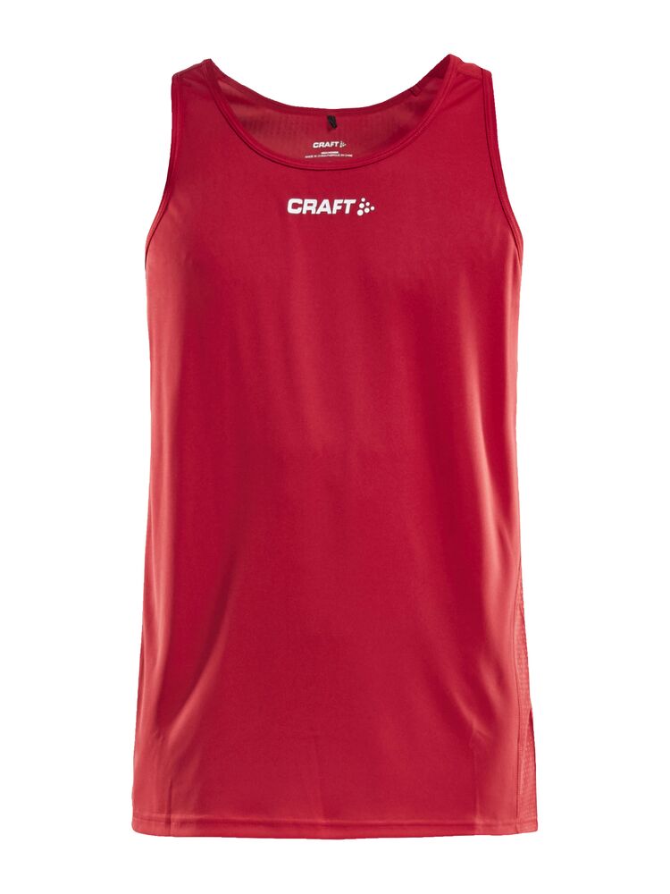 Rush Singlet M från Craft i Bright red