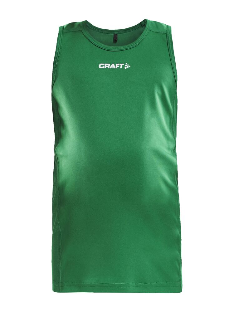 Rush Singlet Jr från Craft i Team green