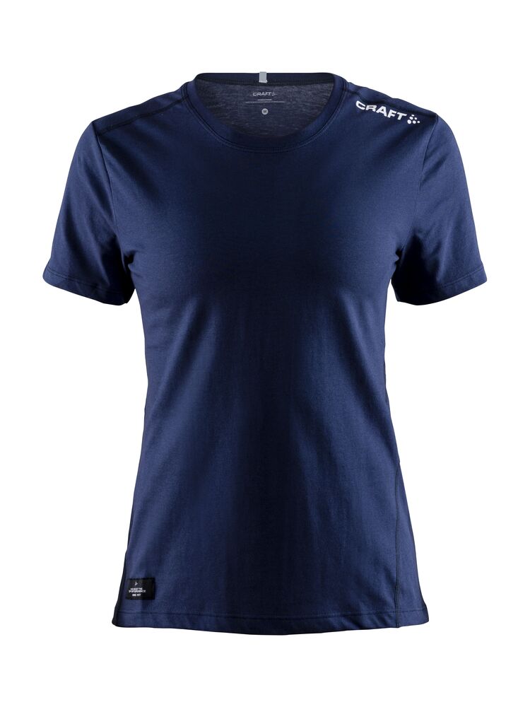 Community Mix SS Tee W från Craft i Marinblå