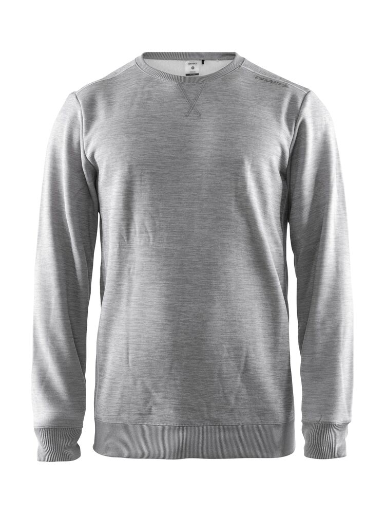 Leisure crewneck M från Craft i Grey melange