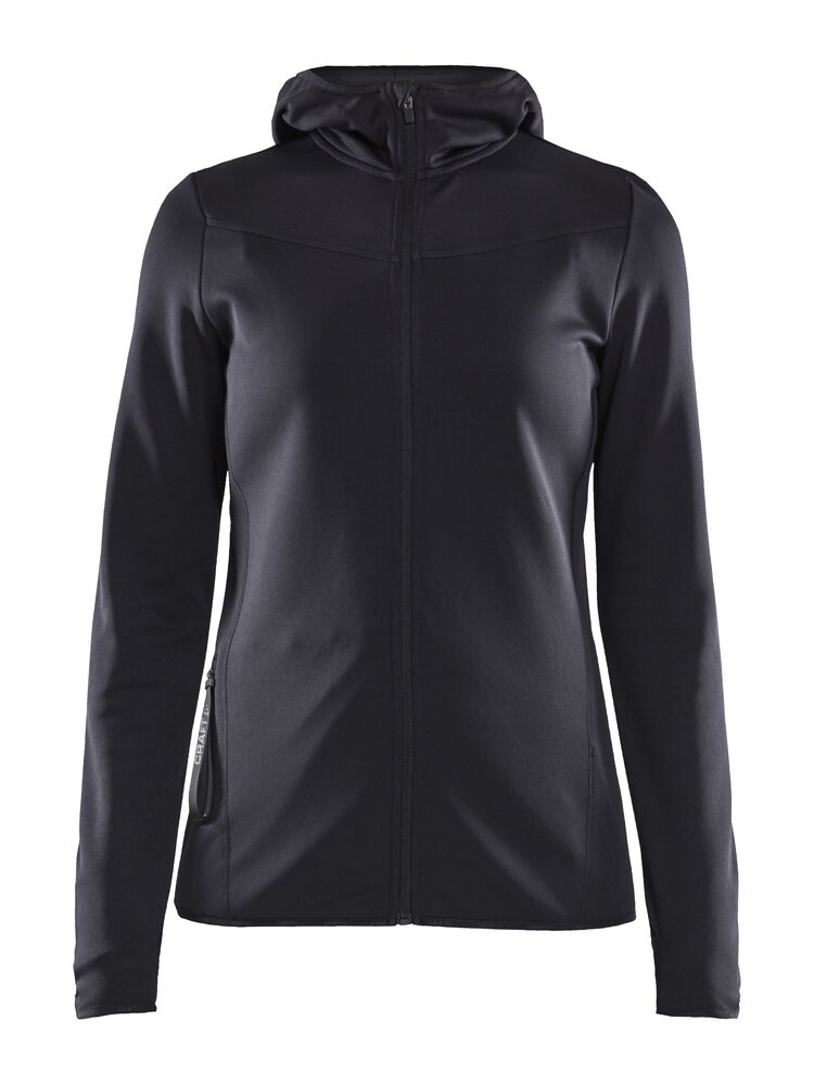 Eaze Sweat Hood Jacket W, celadon från Craft