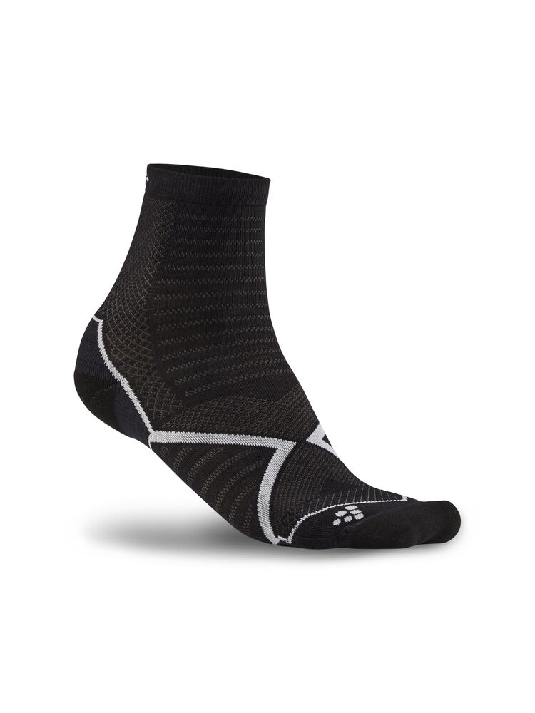 Wool Run Warm Sock, svart-vit från Craft
