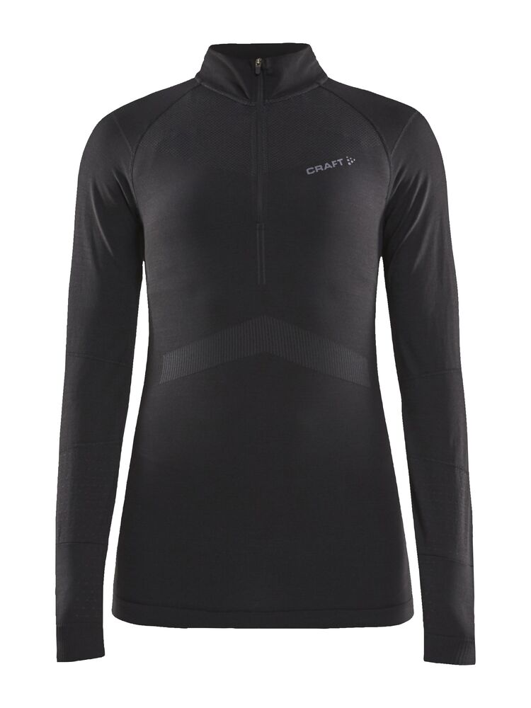 Craft Active Intensity Zip W - Black/Asphalt AW25 [999995] / XS