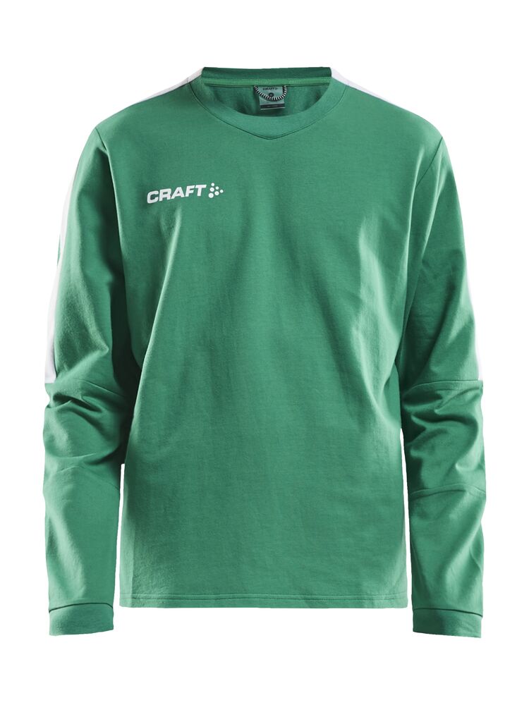 Progress GK Sweatshirt M från Craft i Team green/Vit