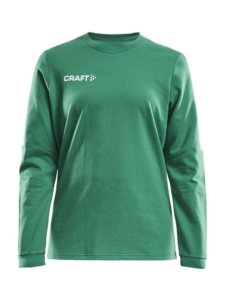 Progress GK Sweatshirt W från Craft i Team green/Vit
