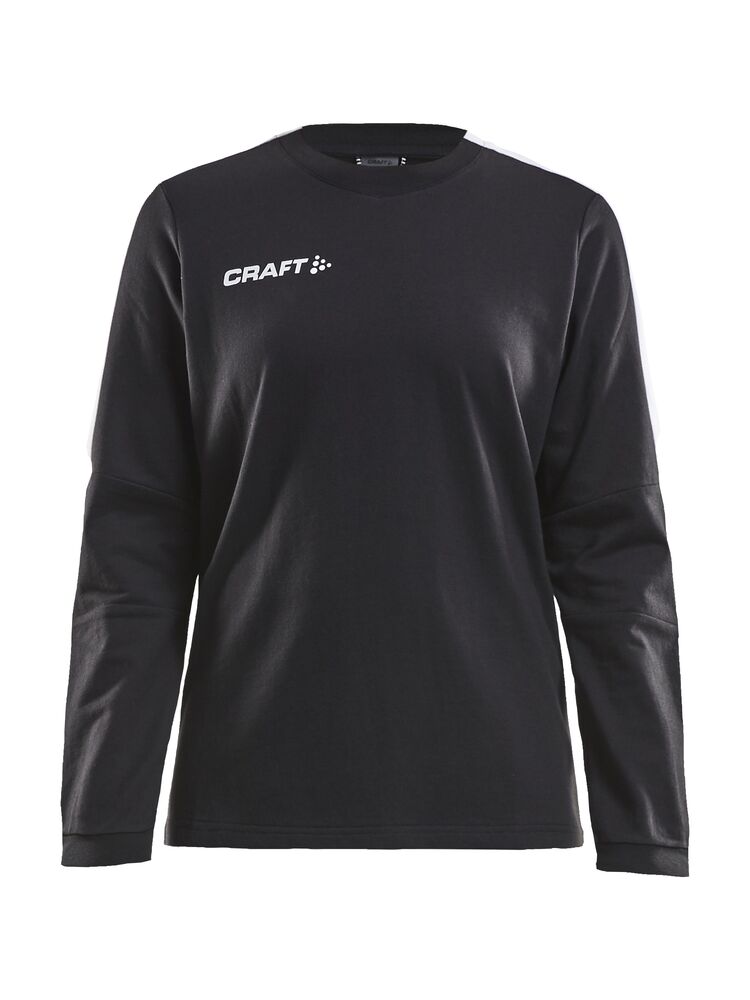 Craft Progress GK Sweatshirt W - Black/White AW25 [999900] / XS