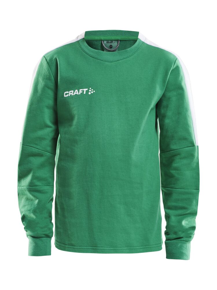 Progress GK Sweatshirt Jr från Craft i Team green/Vit