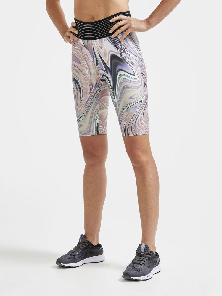 Craft FLOW Short Tights W - MULTI-MACARON [007714] / XS