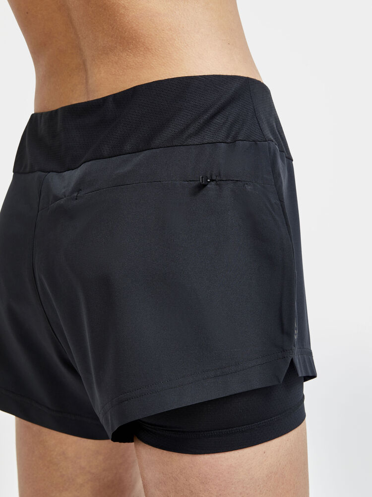 Craft ADV Essence 2-in-1 Shorts W - Black AW25 [999000] / XS