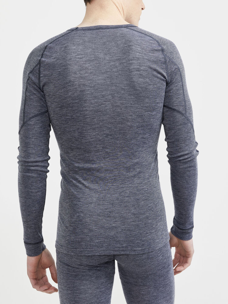 Craft CORE Wool Merino LS Tee M - Blaze-Melange (retail) [396200] / XS