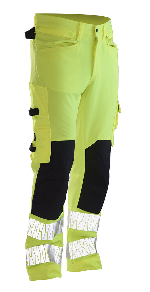 Jobman 2291 Hantverksbyxa Stretch Varsel, bild 3