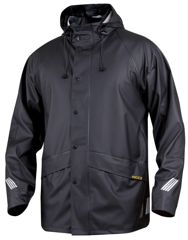 Projob 4430 REGNJAKKE - Black/Yellow [99] / XS