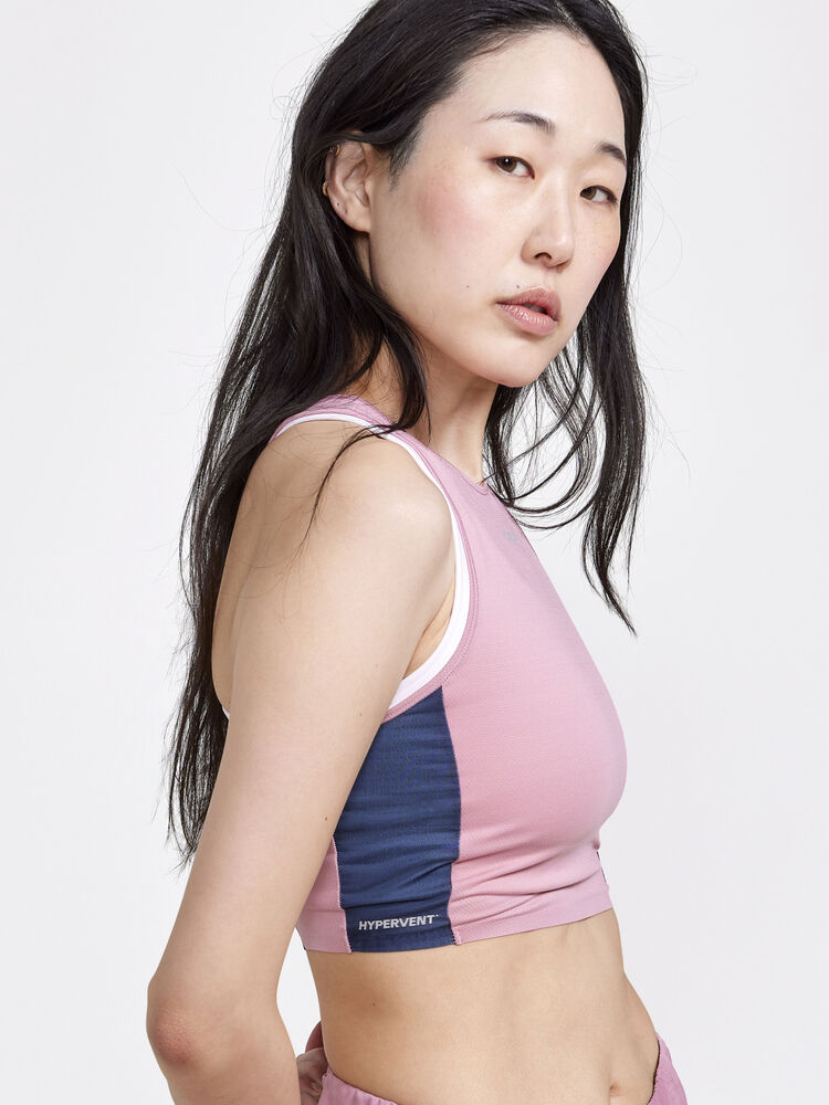 Craft PRO Hypervent Cropped Top W - Dawn-Blaze [743396] / XS