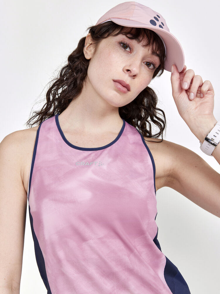 Craft PRO Hypervent Singlet W - Blaze/ Multi (retail) [396007] / XS