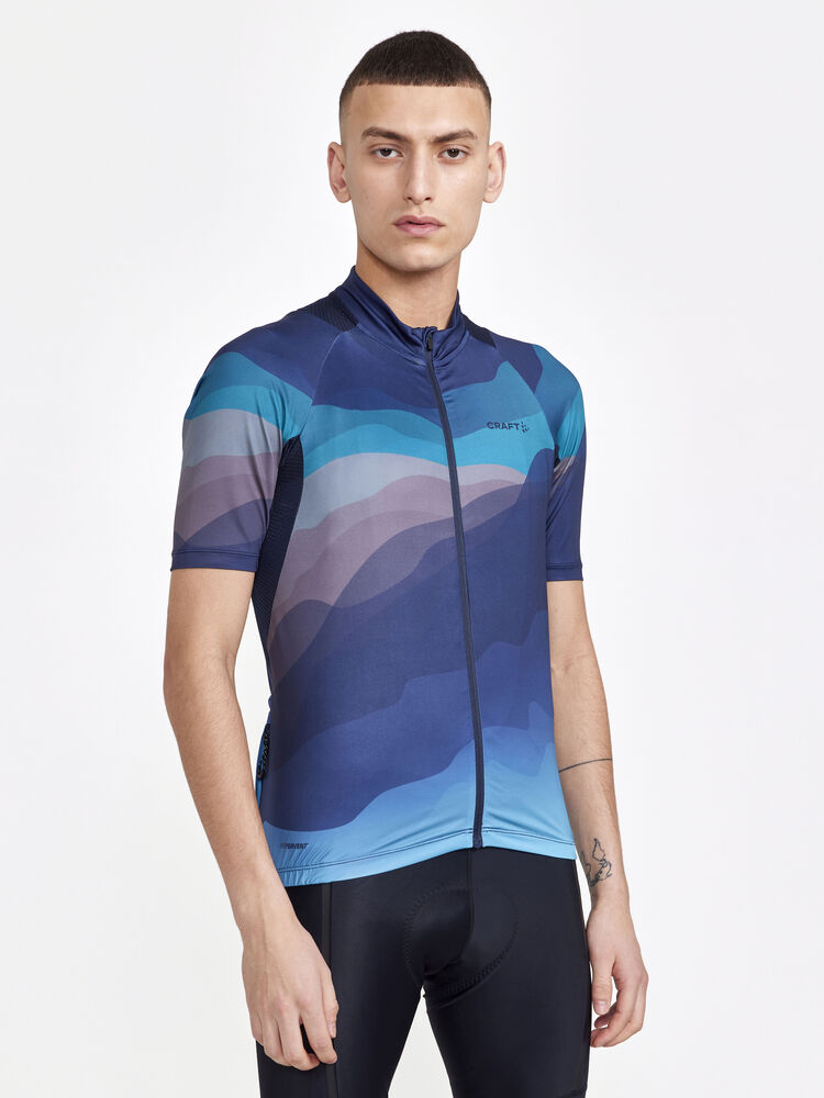Craft Adv Endur Graphic Jersey 1 M - Aquamarine-Multi [327007] / XS