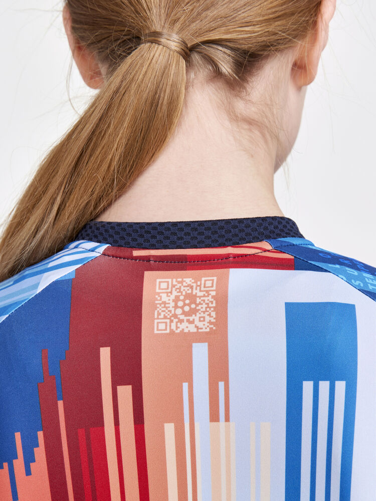 Craft Adv Endur Graphic Jersey W - Blaze/ Multi (retail) [396007] / XS
