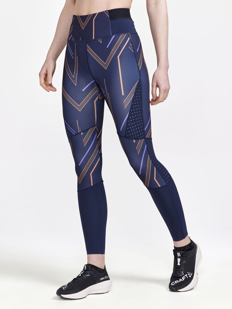 Craft PRO Charge Blocked Tights W - Blaze-Cliff (retail) [396791] / XS