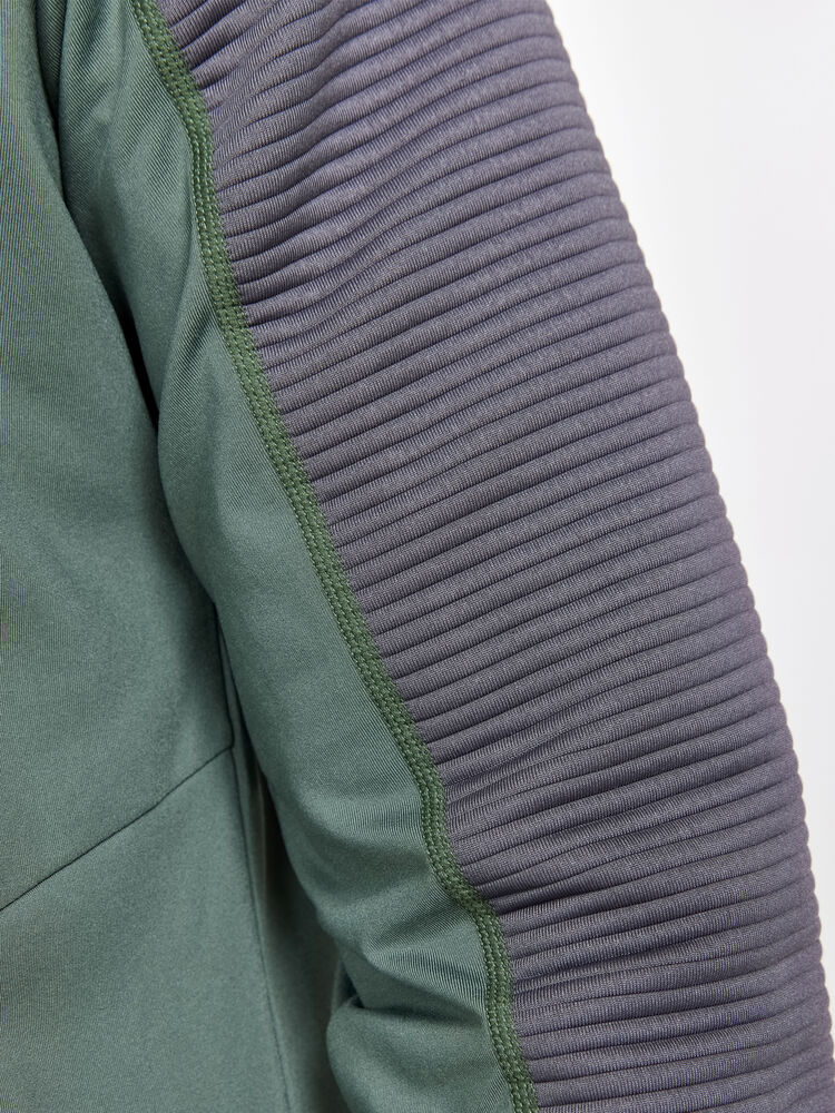 Craft ADV HiT Zip Hoodie M - Moss-Granite [687985] / XS
