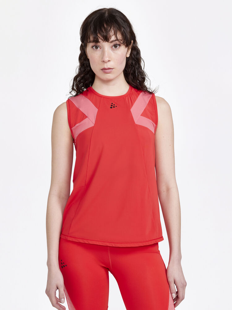 Craft ADV HiT Tank Top W - Reddish (retail) [419000] / XS