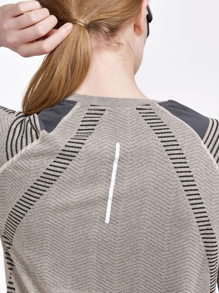 Craft PRO Trail Fuseknit SS Tee W - Ecru-Arrosa [211731] / XS