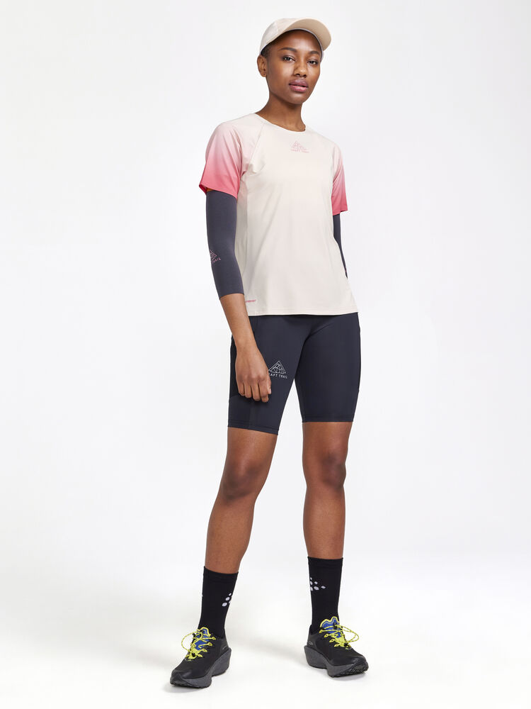 Craft PRO Trail SS Tee W - Ecru-Multi [211007] / XS