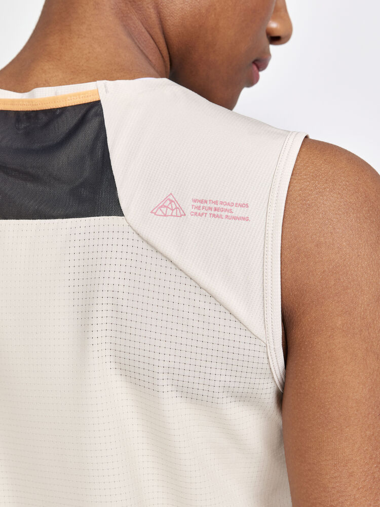 Craft PRO Trail Singlet W - ECRU [211000] / XS