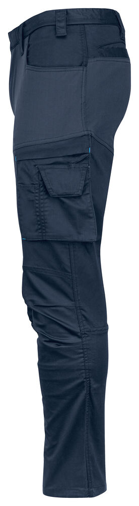 Projob 2552 BUKS MED STRETCHPANELER - Navy Check [58] / C44