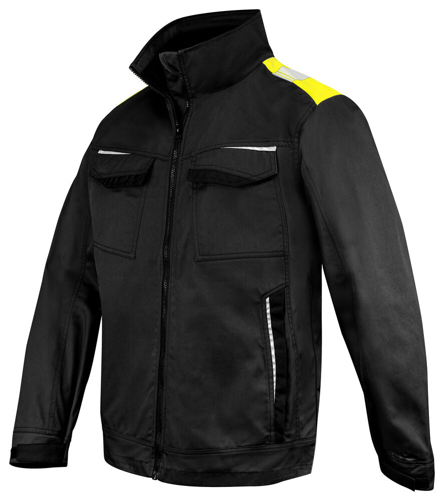 Projob 5427 SERVICEJAKKE - Black/Yellow [9910] / XS