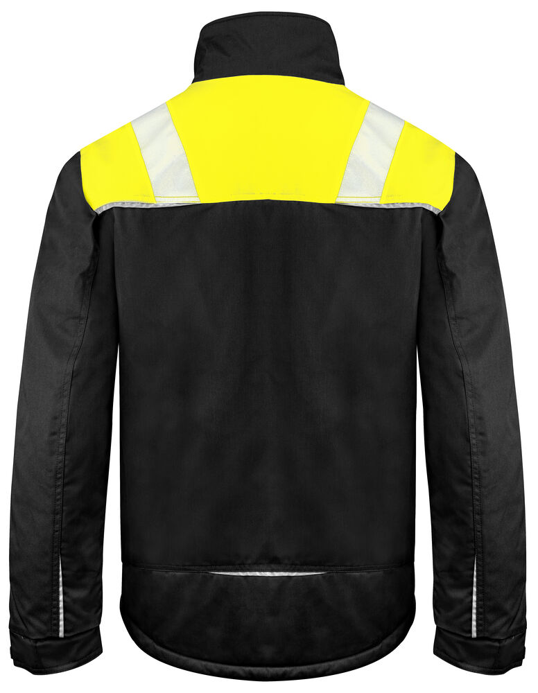 Projob 5428 SERVICEJAKKE, FORET - Black/Yellow [9910] / XS