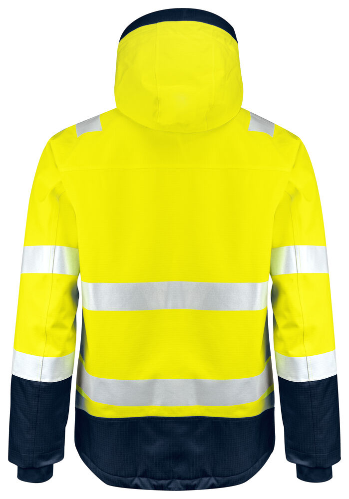 Projob 6453 FUNKTIONEL JAKKE EN ISO 20471 KLASSE 3 - Yellow/Navy [10] / XS
