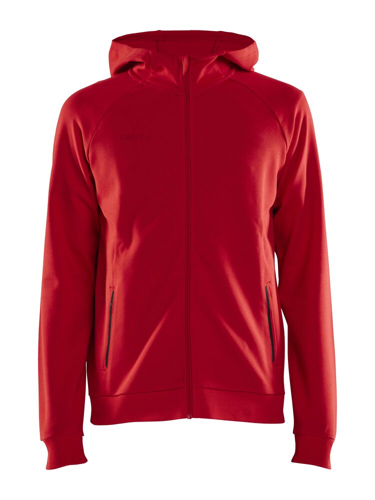 CORE Soul Full Zip Hood M från Craft i Bright red