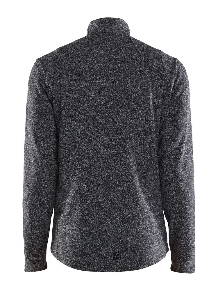 Craft ADV Explore Heavy Fleece Jacket M - BLACK MELANGE [998000] / S