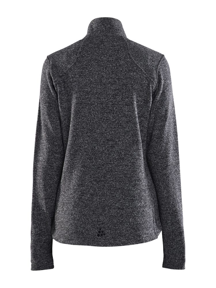 Craft ADV Explore Heavy Fleece Jacket W - BLACK MELANGE [998000] / XS