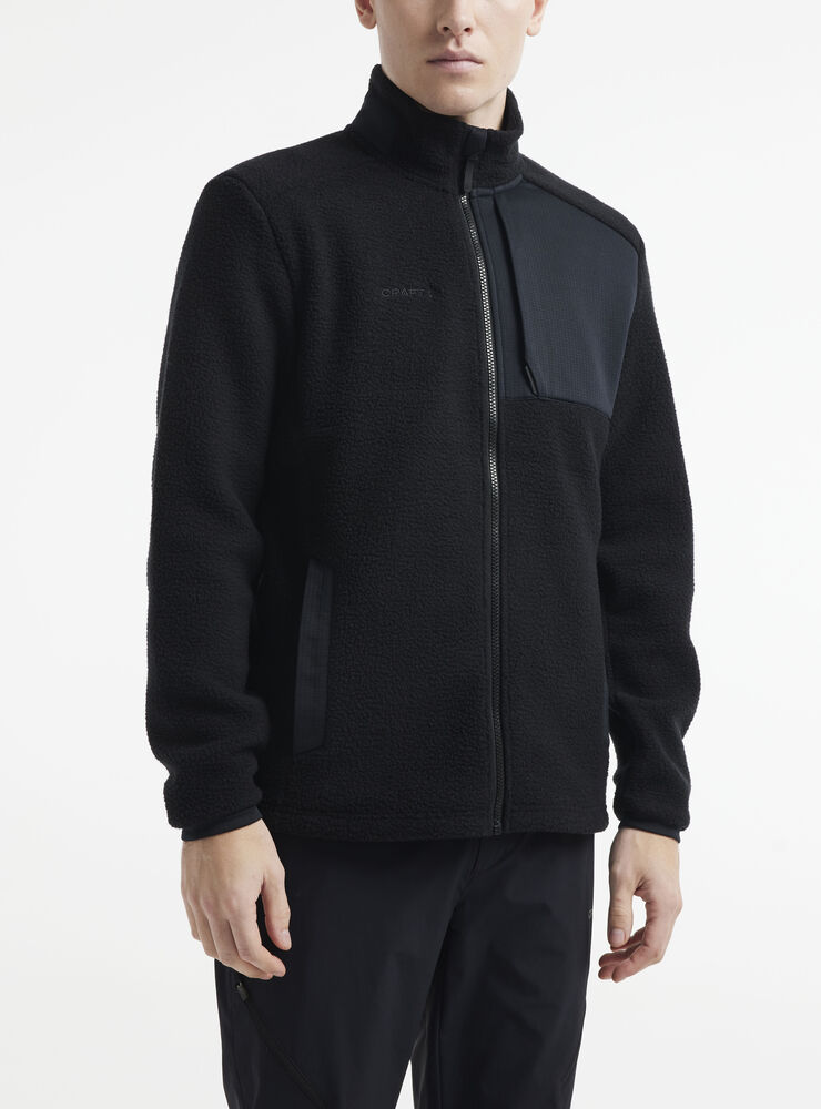 Craft ADV Explore Pile Fleece Jacket M - Black AW25 [999000] / S
