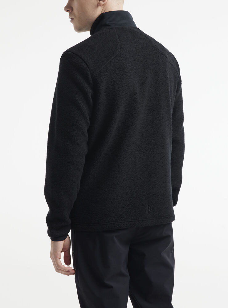 Craft ADV Explore Pile Fleece Jacket M - Black AW25 [999000] / S