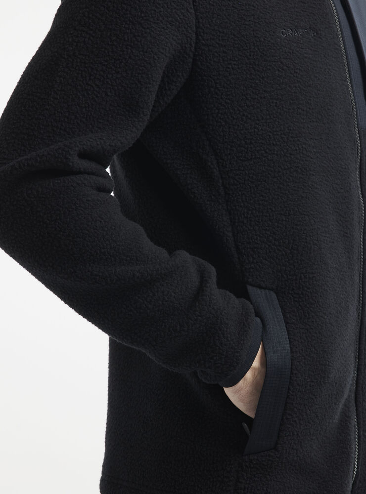 Craft ADV Explore Pile Fleece Jacket M - Black AW25 [999000] / S