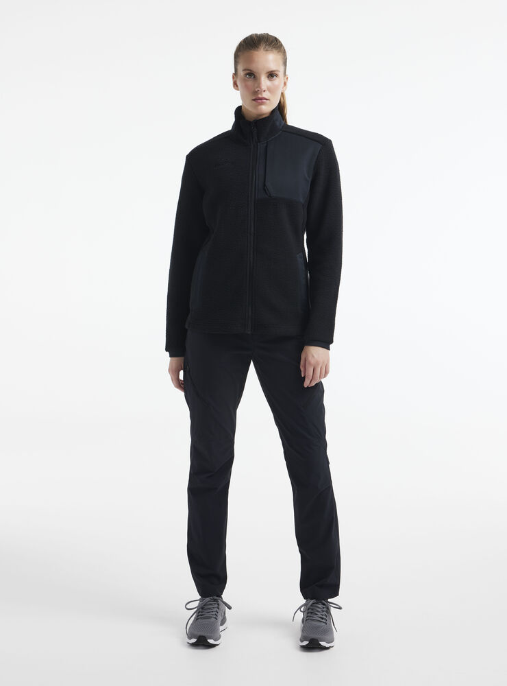 Craft ADV Explore Pile Fleece Jacket W - Black AW25 [999000] / XS