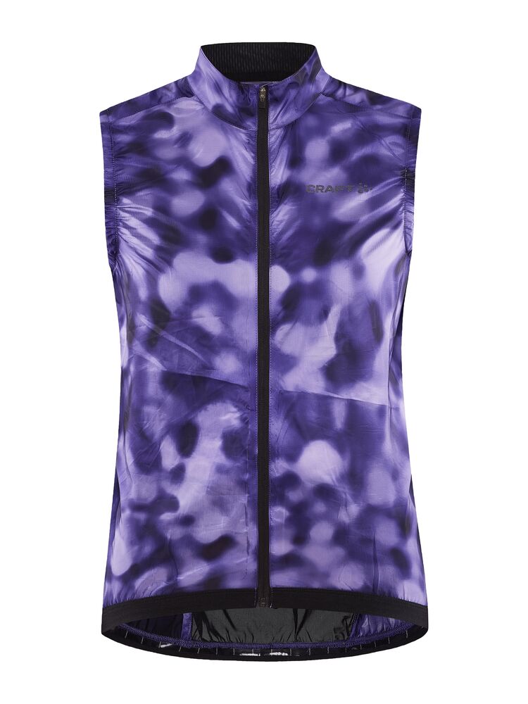 PRO Gravel Wind Vest W från Craft i Lavender-black