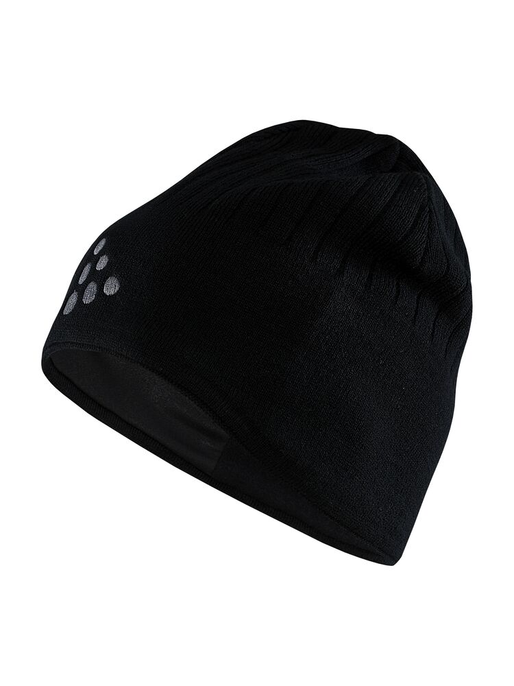Craft Windblock Knit Hat - Black AW25 [999000] / L/XL
