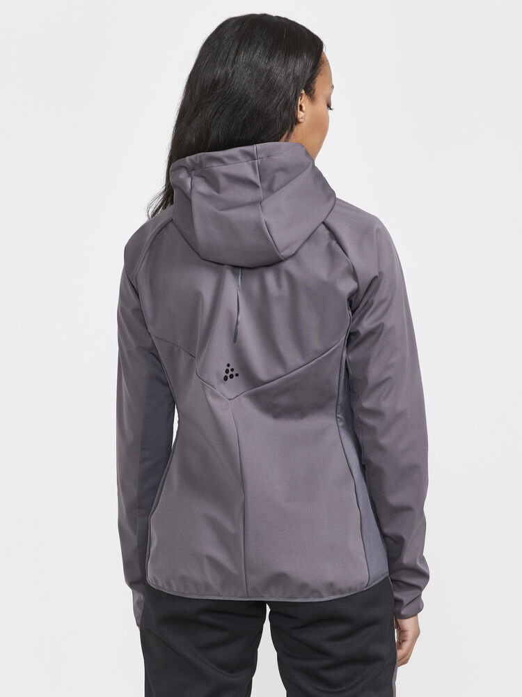 Craft Glide Hood Jacket W - GRANITE-ASH [985914] / XS