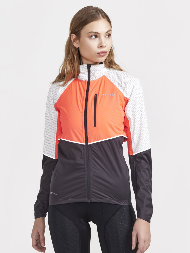 Craft Adv Bike Hydro Lumen Jacket W - Shock-Ash White [825895] / XS