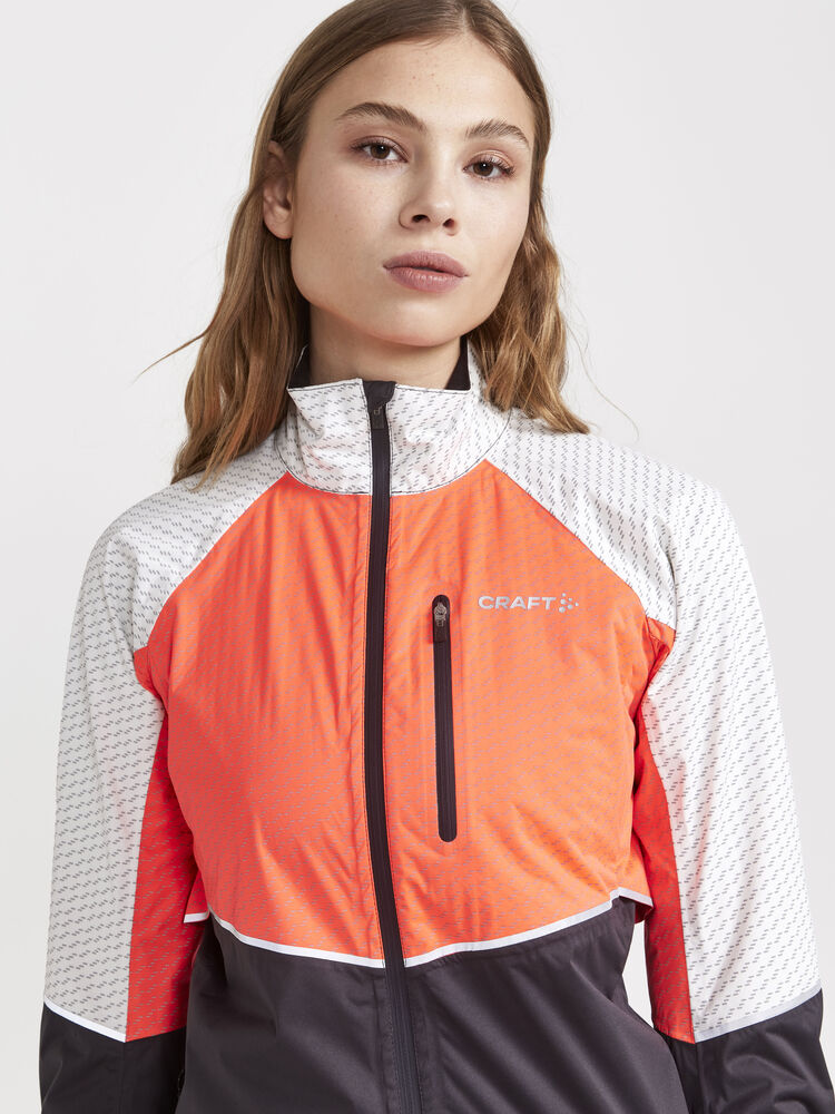 Craft Adv Bike Hydro Lumen Jacket W - Shock-Ash White [825895] / XS