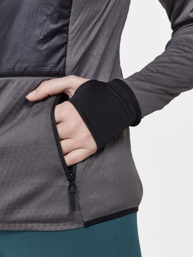 Craft ADV Hybrid Thermal midlayer W - BLACK-GRANITE [999985] / XS