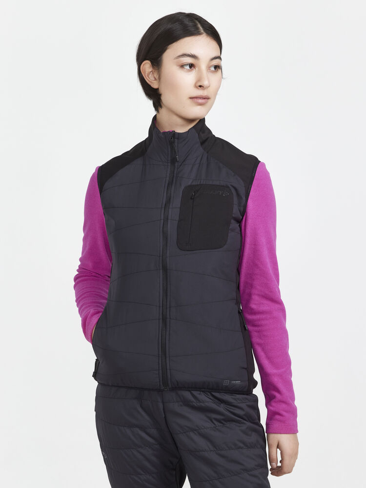 Craft Core Nordic Training Insulate Vest W - Black AW25 [999000] / XS