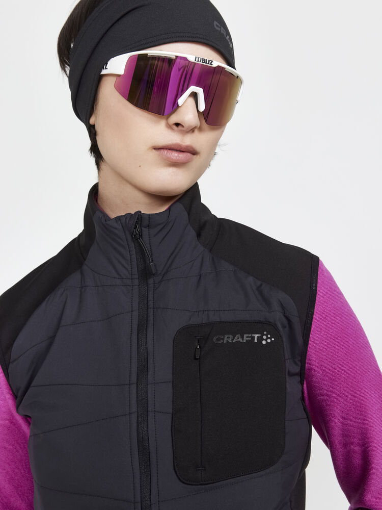 Craft Core Nordic Training Insulate Vest W - Black AW25 [999000] / XS