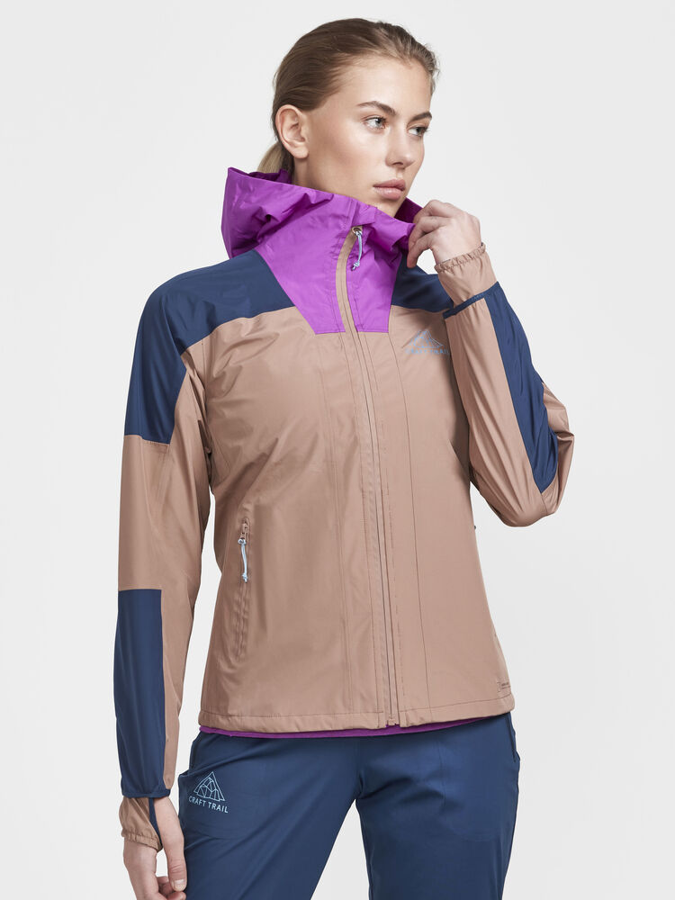 Craft PRO Trail Hydro Jacket W - TIDE-SEPIA [698224] / XS