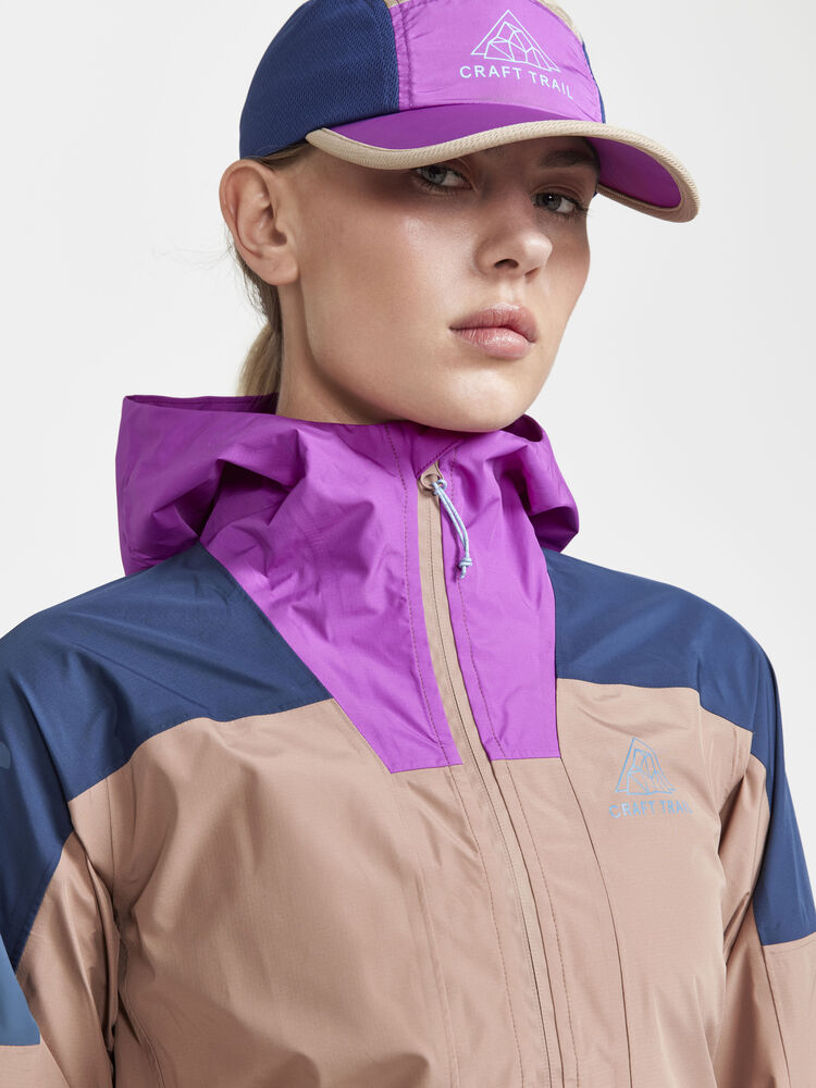 Craft PRO Trail Hydro Jacket W - TIDE-SEPIA [698224] / XS